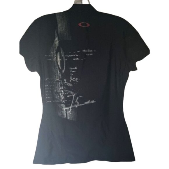 Oakley Performance Top Size L short sleeve fitted Running Biking - Picture 5 of 8